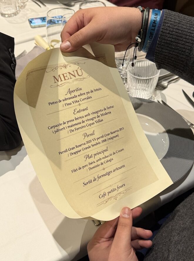 Menu restaurant Marquet et Joselito Jamon iberico | Lea lise just foodies